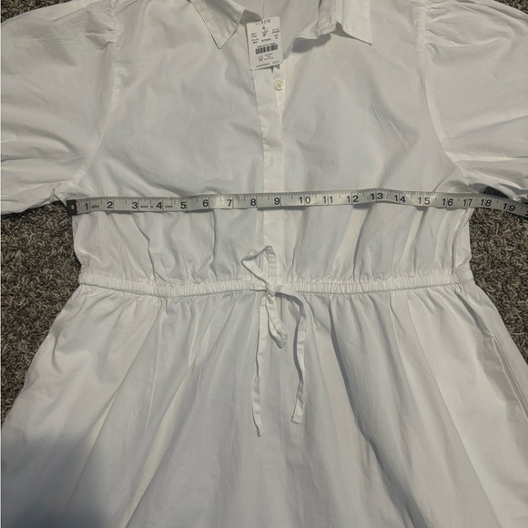 J. Crew Cream Puff Sleeve Mini Dress - Picture 5 of 9